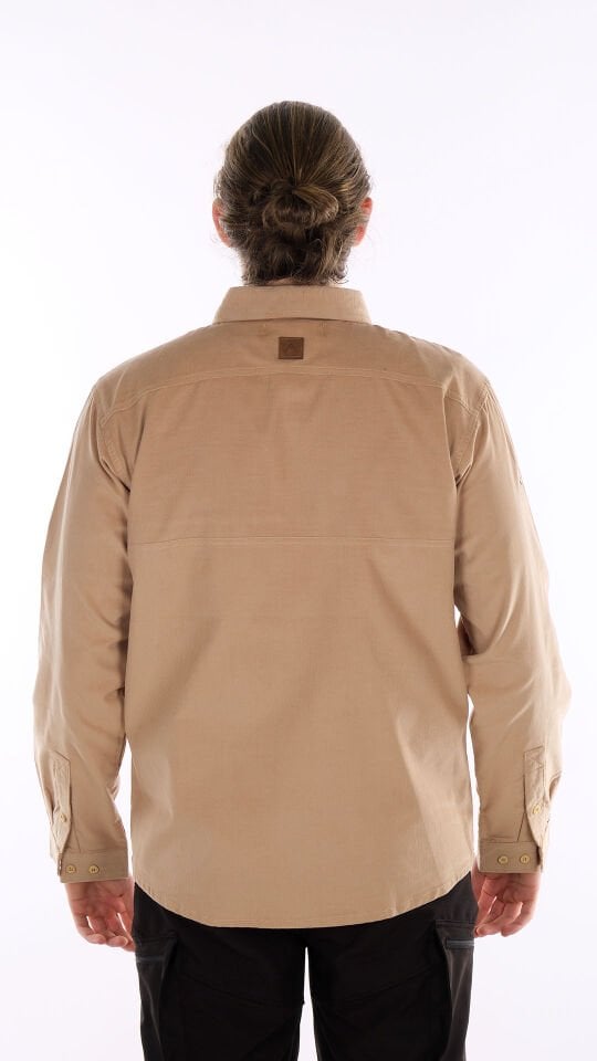 Utopeak Apolyont Kadife Erkek Gömlek Bej