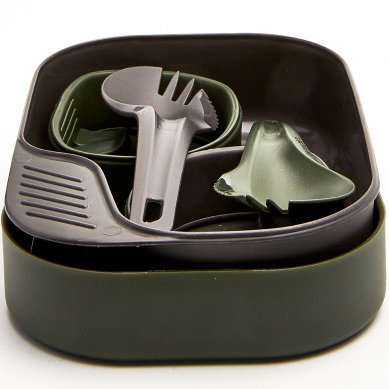 Wildo Camp-A-Box Duo Light Yemek Seti 6621 Olive