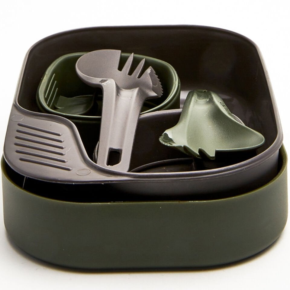 Wildo Camp-A-Box Duo Light Yemek Seti 6621 Olive