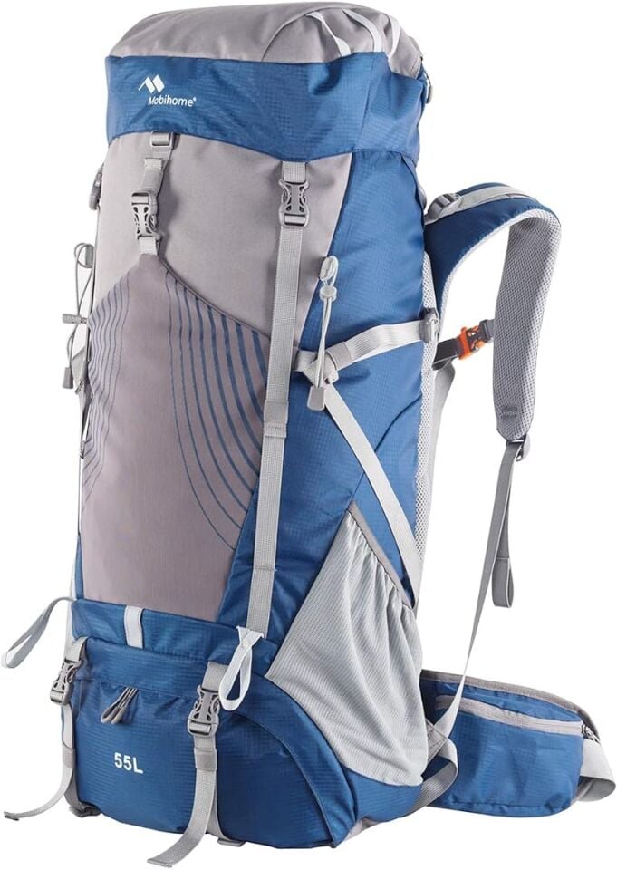 Mobihome Hiking Sırt Çantası 60 LT Mavi