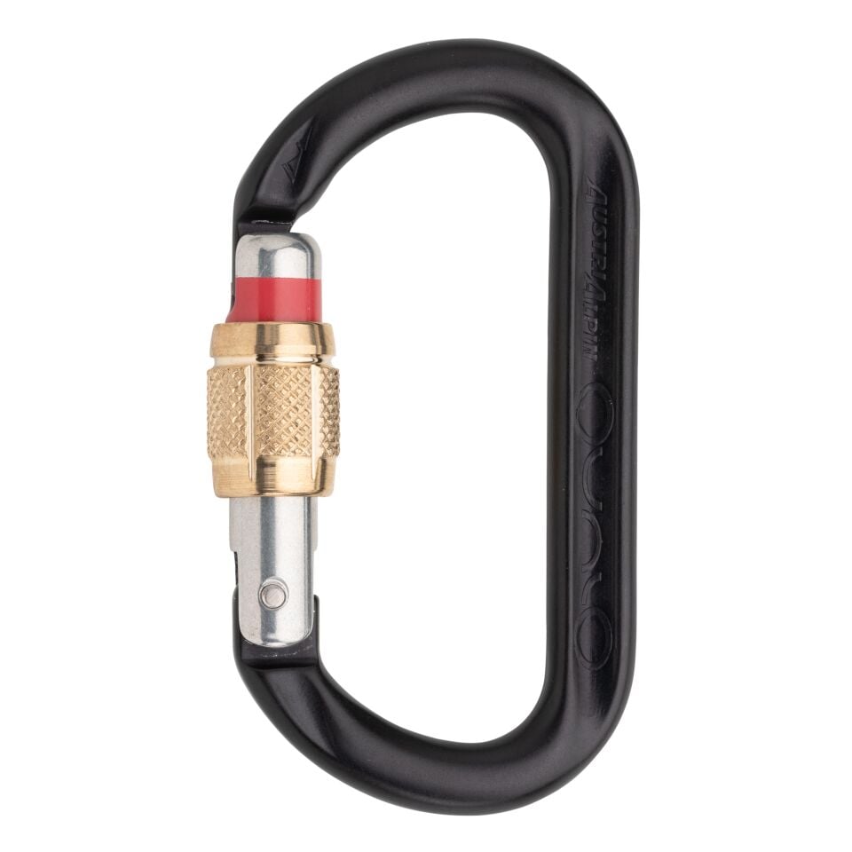 AustriAlpin OVALO GIAlloy Screwlock Karabina