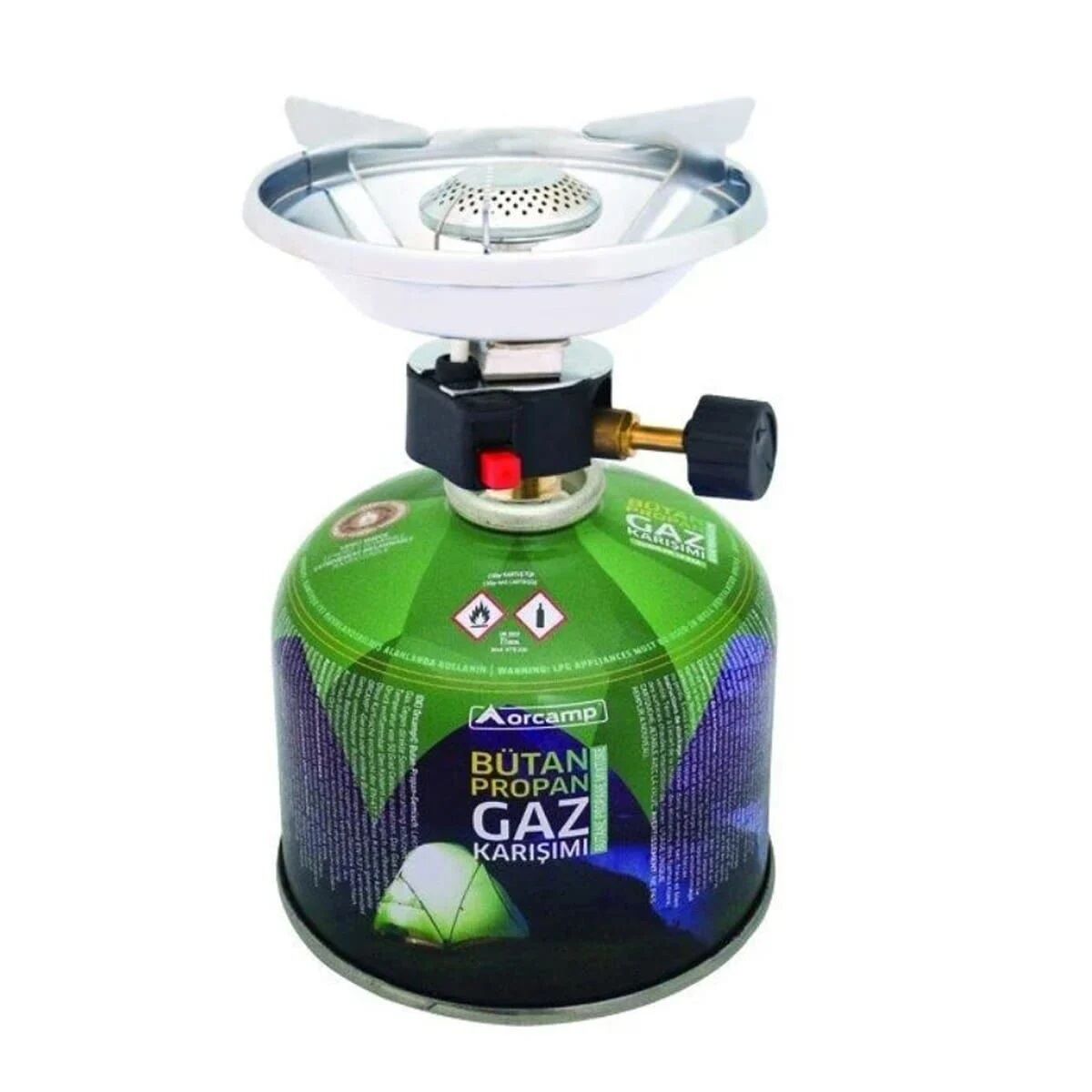 Orcamp Çakmaklı Rüzgarlıklı Kamp Ocak 230 Gram Tüp