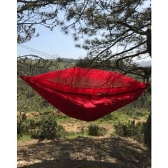 Nurgaz Campout Cibinlikli Hamak - Kırmızı