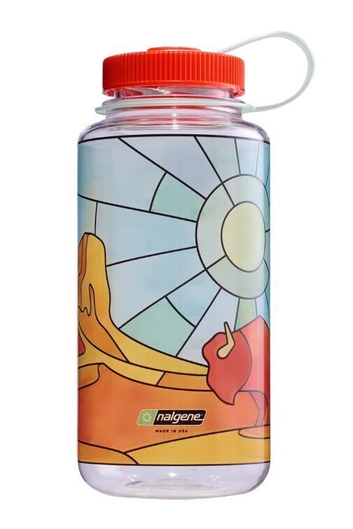 Nalgene 32oz WM Clear Stained glass Desert