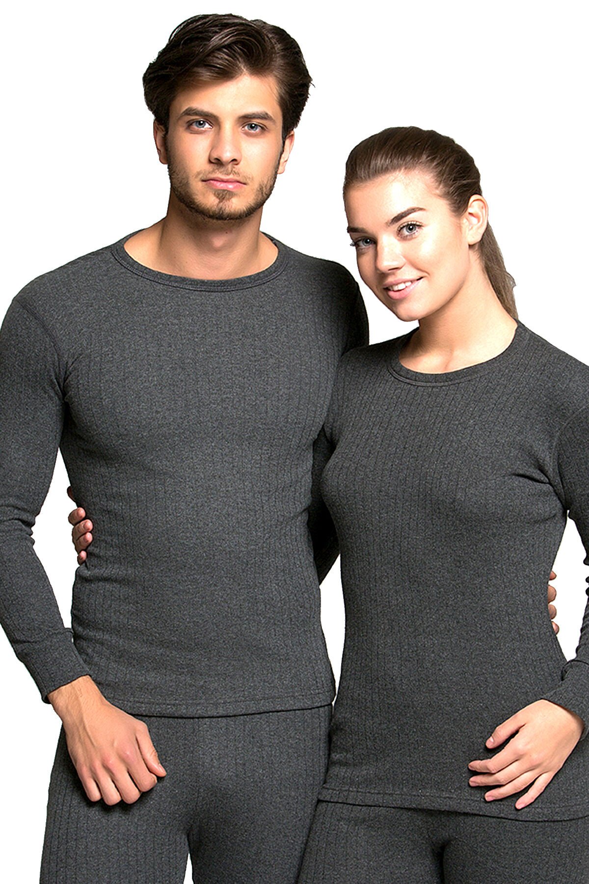 Thermoform Soft Unisex Uzun Kol Fanila Antrasit