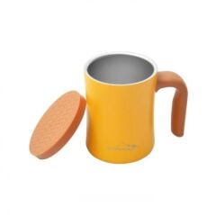 Nurgaz Campout Çift Katmanlı Termos Kupa Sarı