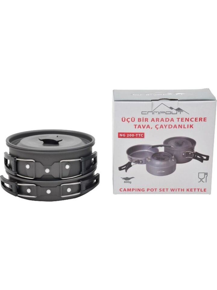 Nurgaz Tencere Tava Çaydanlık Seti