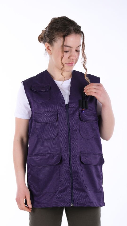 Utopeak Özel Tasarım Kadın Yelek Mor