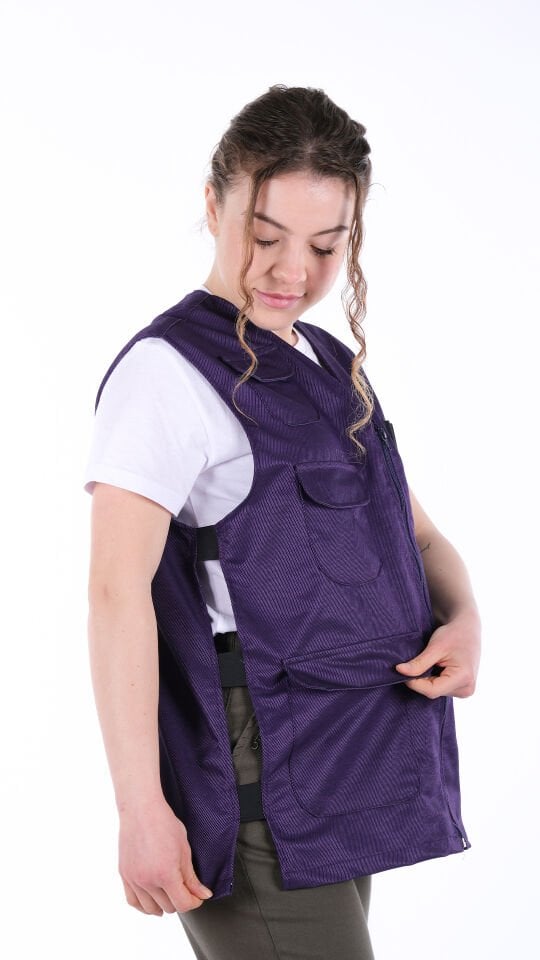 Utopeak Özel Tasarım Kadın Yelek Mor