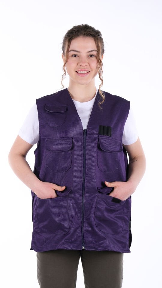 Utopeak Özel Tasarım Kadın Yelek Mor
