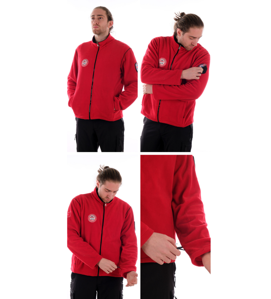 Utopeak Arama Kurtarma Tam Fermuarlı Polar