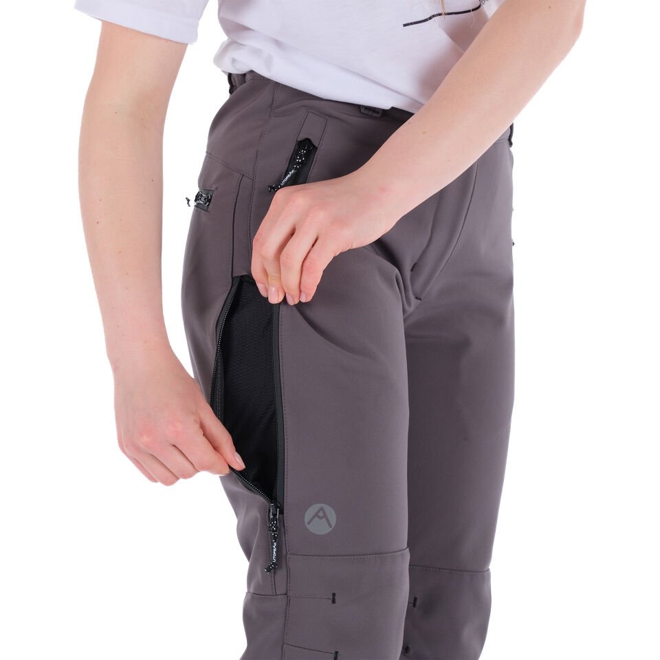 Utopeak Softshell Kadın Pantolon - Füme