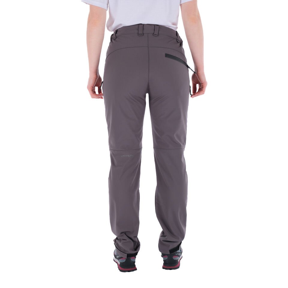 Utopeak Softshell Kadın Pantolon - Füme