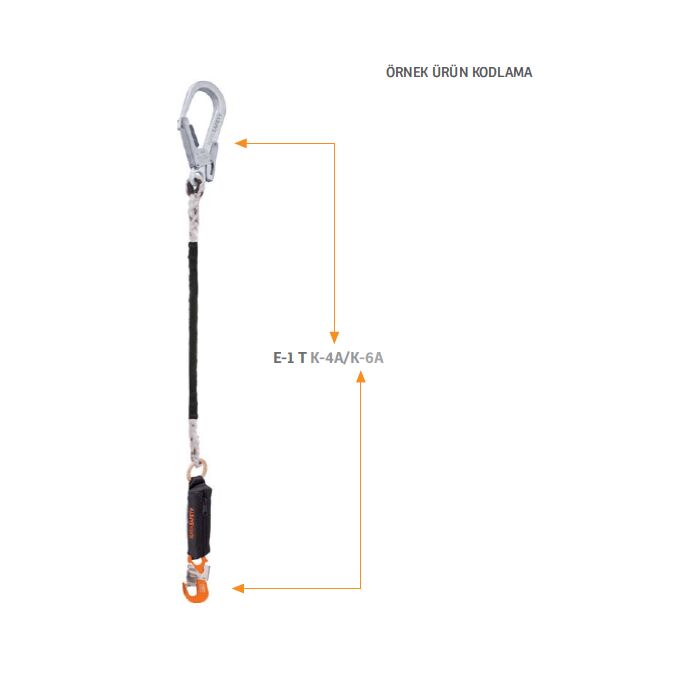 Kaya Safety E-1 T Serisi Tek Kol Şok Emicili Twist