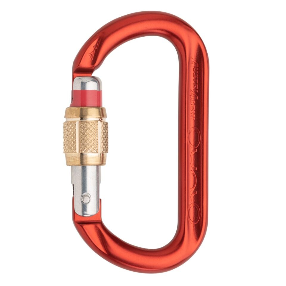 AustriAlpin OVALO GI Alloy Screwlock Karabina