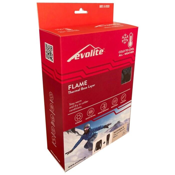 Evolite Woman Flame Thermal Base Layer İçlik Takım