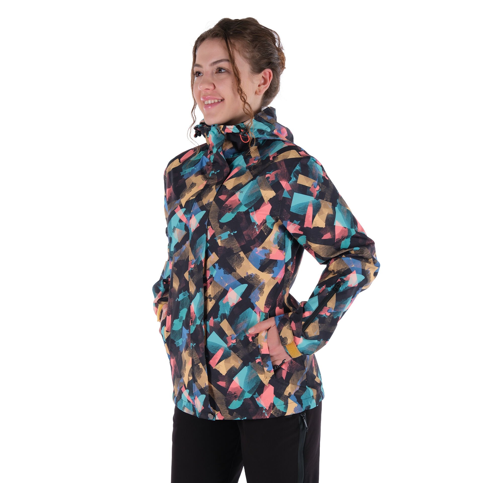 Utopeak PRO Color Riot Su Geçirmez Kadın Ceket