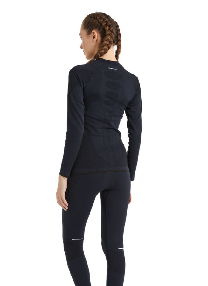 BlackSpade Unisex Termal Üst İçlik 2. Seviye Siyah