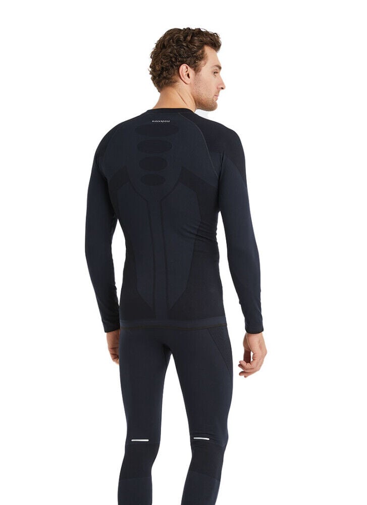 BlackSpade Unisex Termal Üst İçlik 2. Seviye Siyah