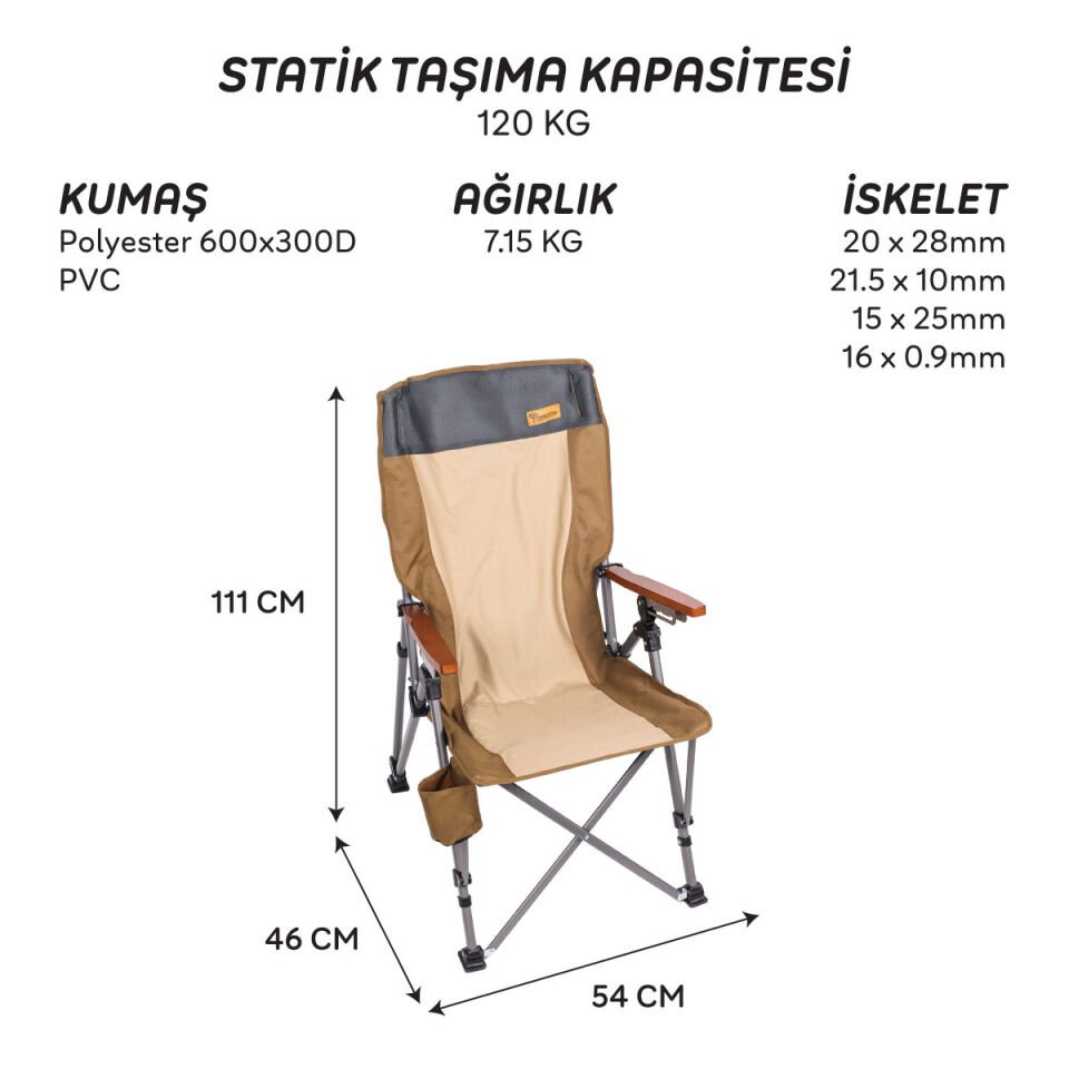 FreeCamp Trager Katlanır Sandalye