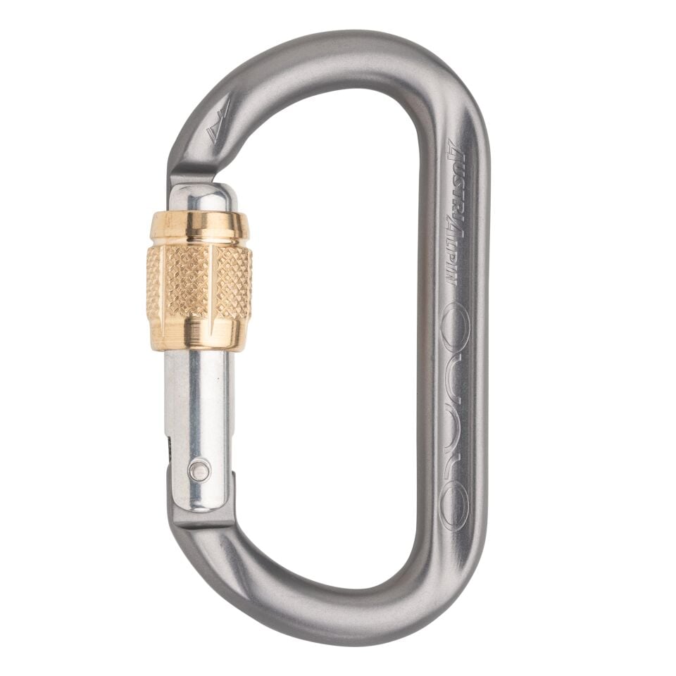 AustriAlpin OVALO GI Alloy Screwlock Karabina