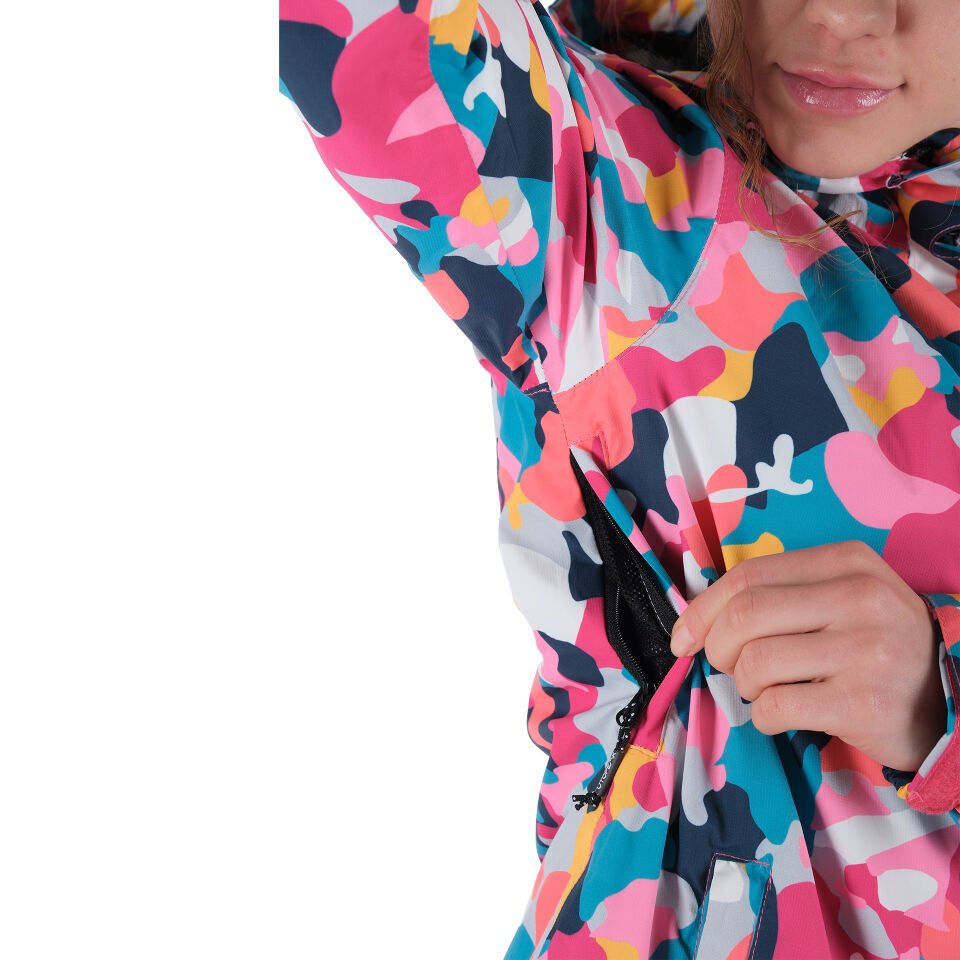 Utopeak PRO Kamuflaj Su Geçirmez Kadın Ceket