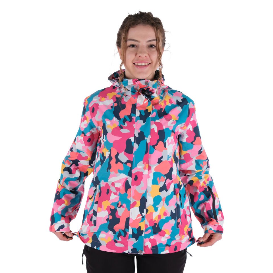 Utopeak PRO Kamuflaj Su Geçirmez Kadın Ceket