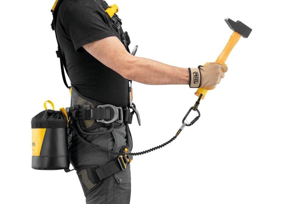 PETZL TOOLINK S Malzeme Askısı ve TOOLTAPE Yapıştırıcı (5'li paket)