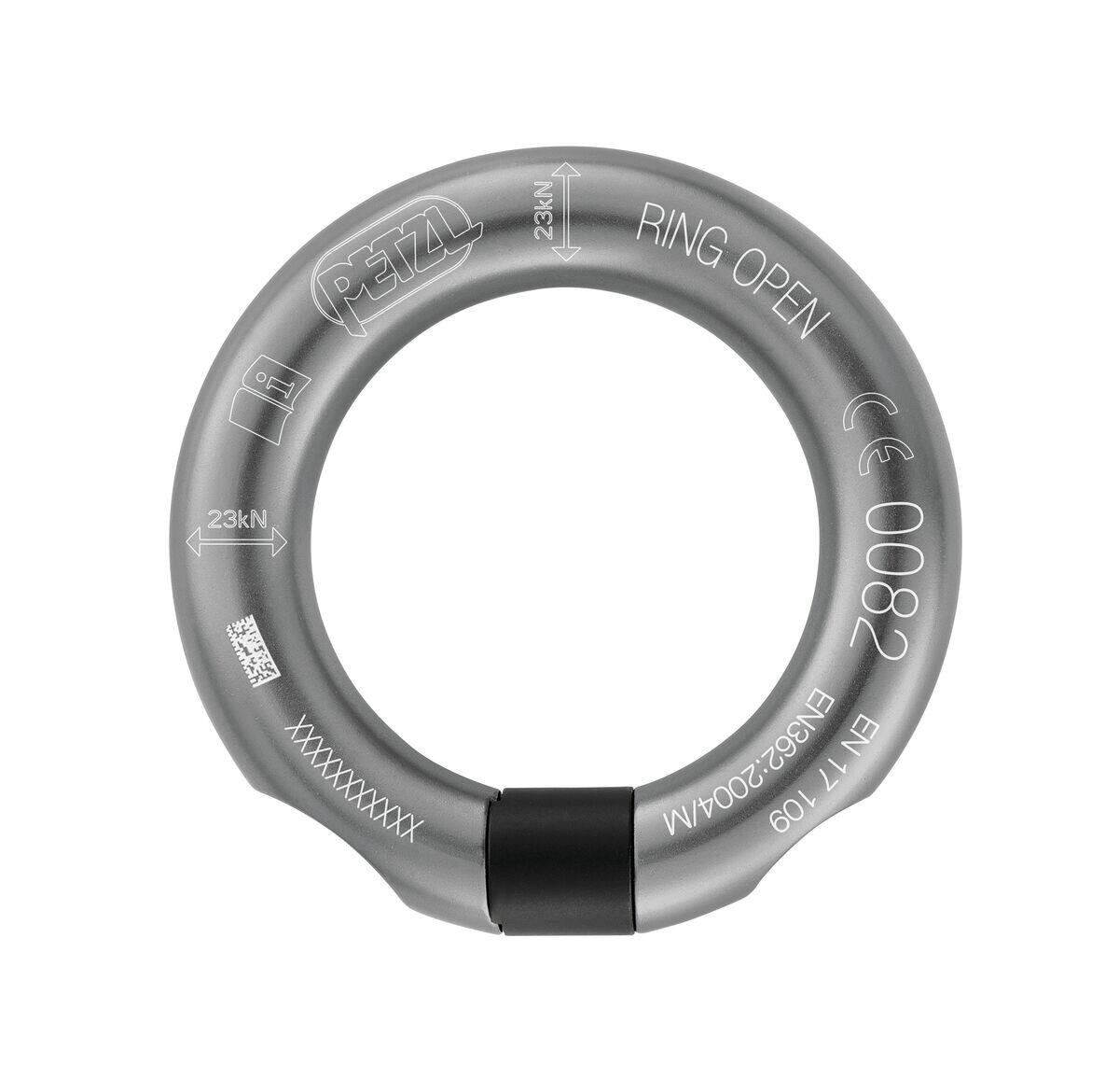 PETZL RING OPEN Bağlantı Halkası (Gri)
