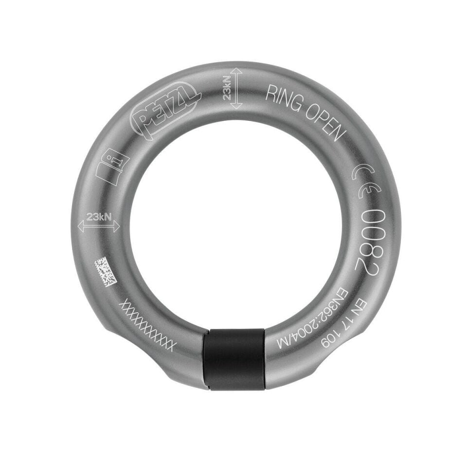 PETZL RING OPEN Bağlantı Halkası (Gri)