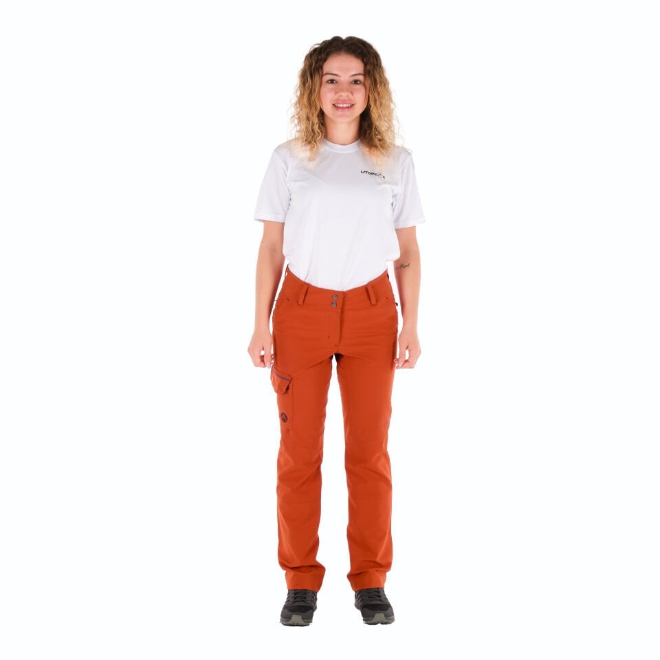Utopeak Frig Kadın Outdoor Pantolon - Kiremit