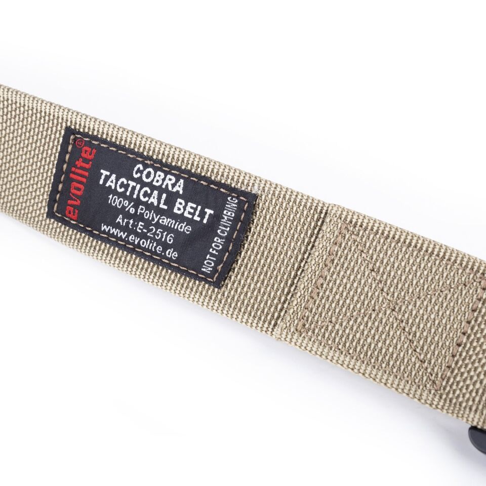 Evolite Cobra Tactical Kemer - Bej 115 cm