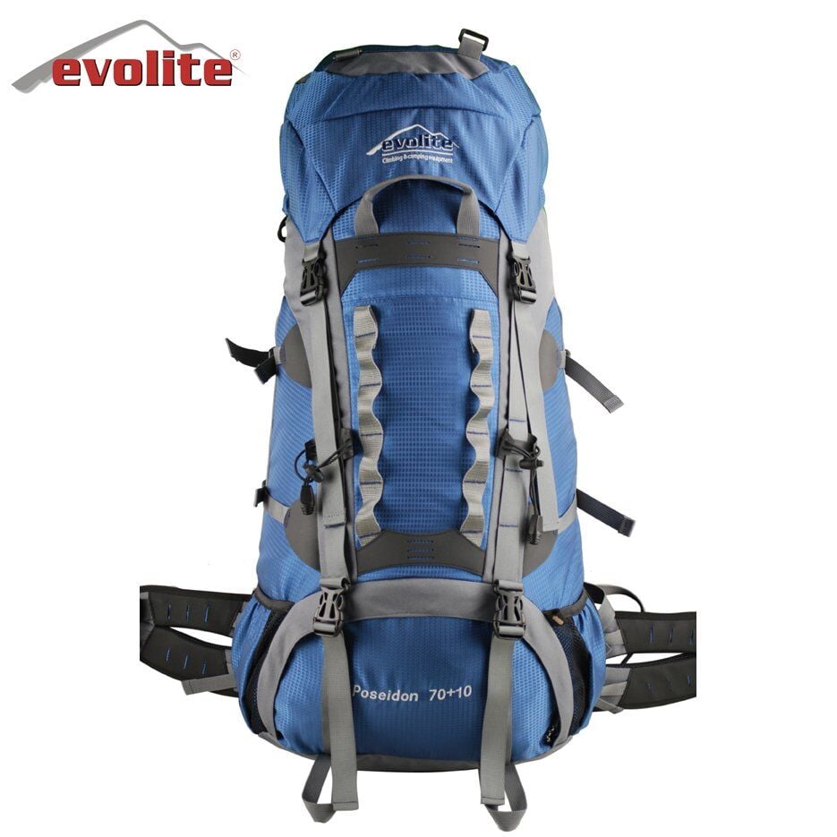 Evolite Poseidon 70+10 L Sırt Çantası Mavi/Gri
