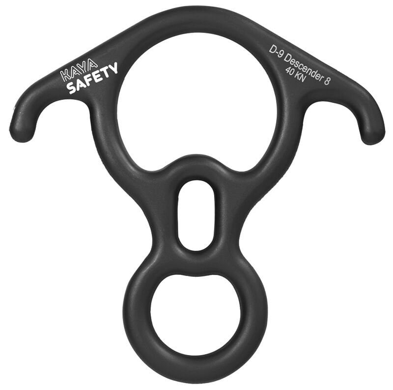 Kaya Safety Kulaklı Sekizli Emniyet Aleti Siyah Aliminyum