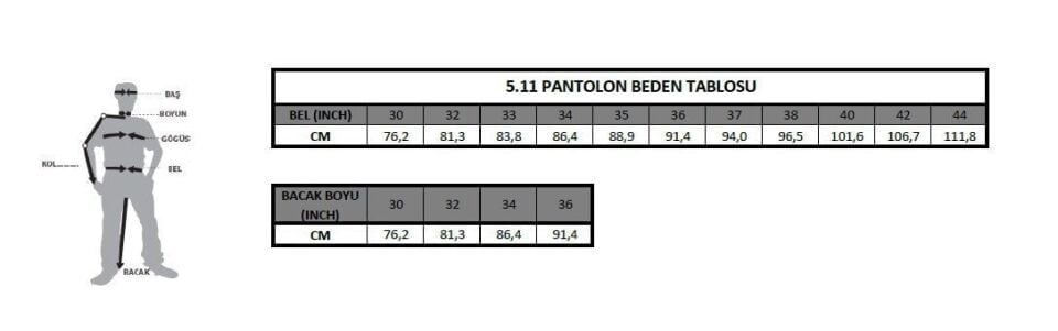 5.11 TRAVERSE PANTOLON KHAKI