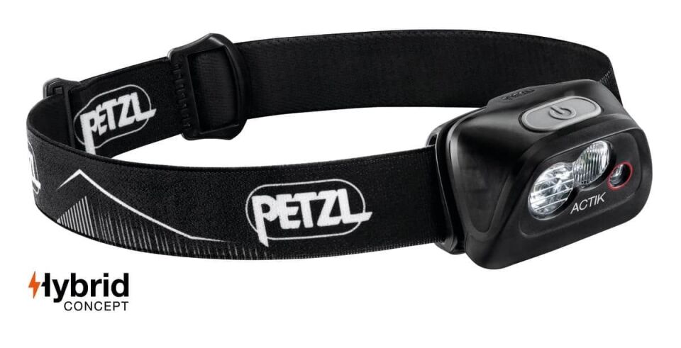 PETZL ACTIK Kafa Feneri (350 lümen) SİYAH
