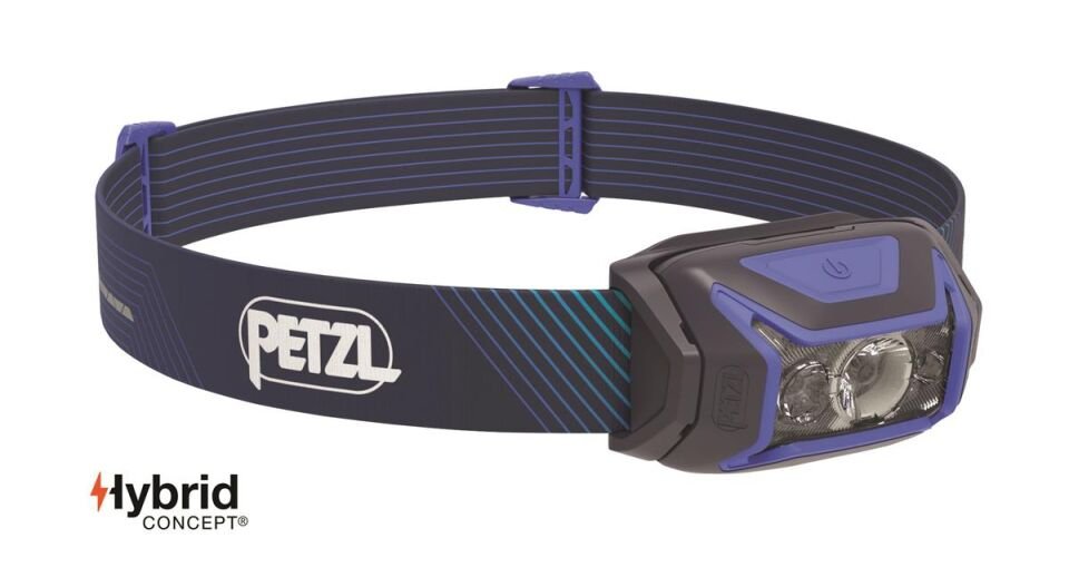 PETZL ACTIK CORE Kafa Feneri 600 lümen MAVİ