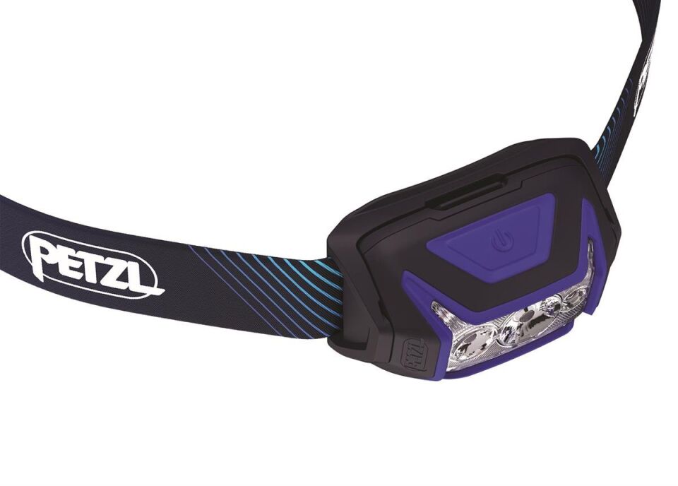 PETZL ACTIK CORE Kafa Feneri 600 lümen MAVİ