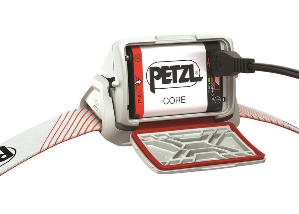 PETZL ACTIK CORE Kafa Feneri 600 lümen KIRMIZI