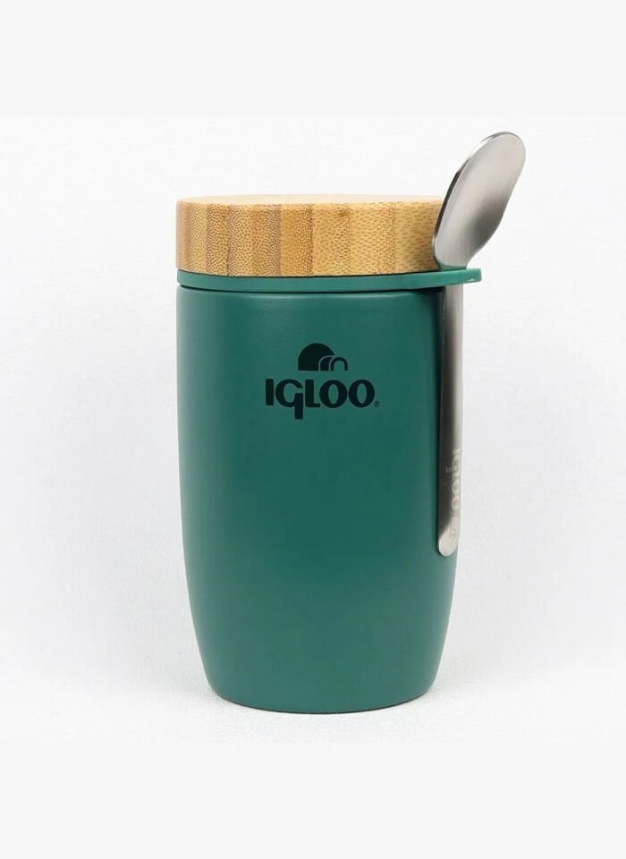 Igloo Bamboo Yemek Termosu 500 ml Yeşil