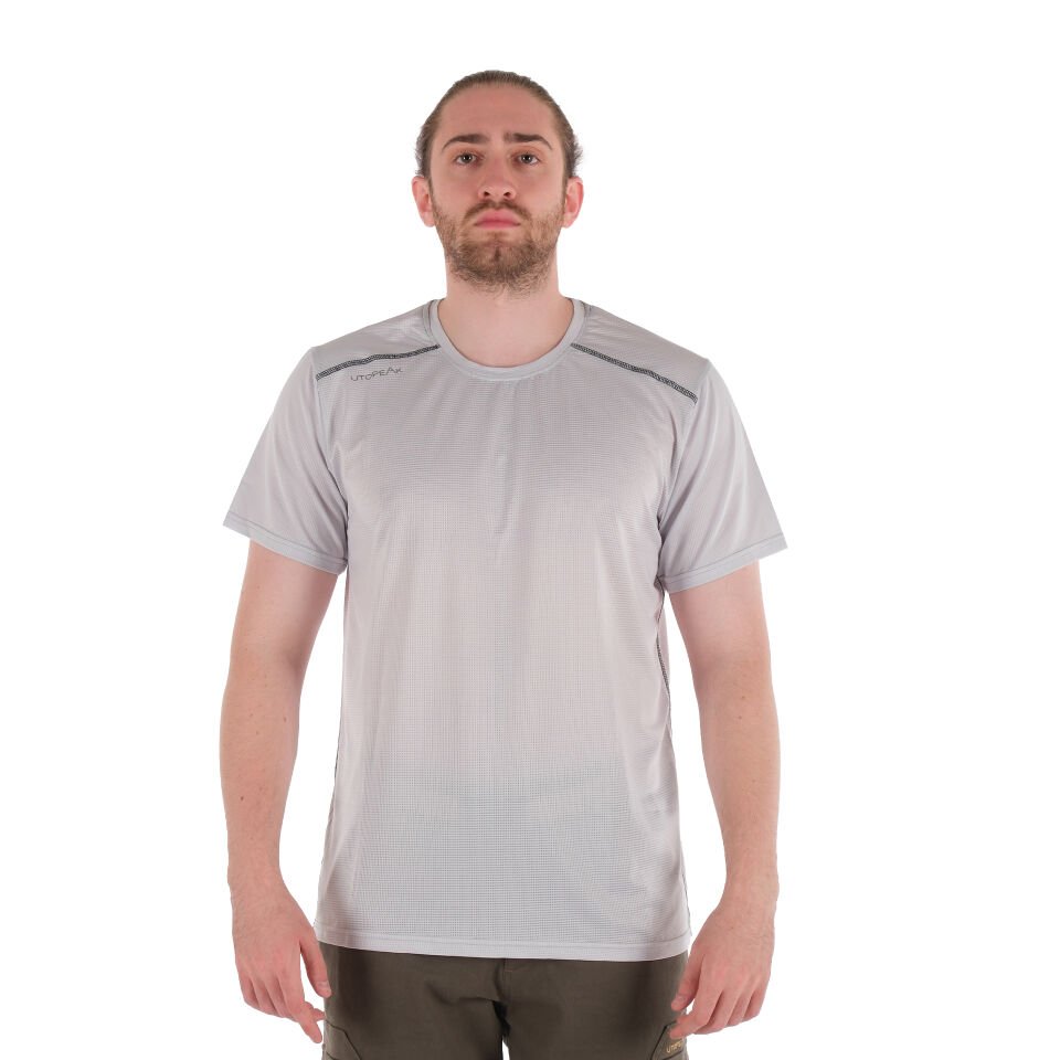 Utopeak Roomy Unisex T-Shirt - Açık Gri