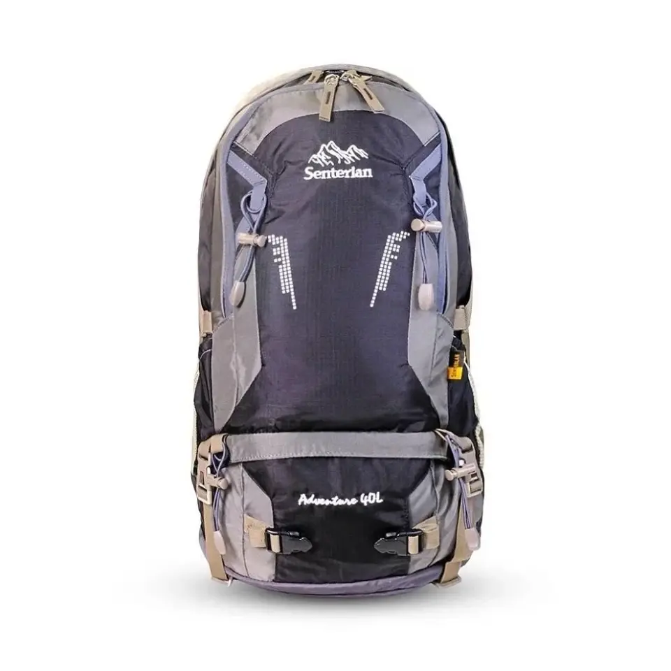 Senterlan Valen 40 Lt Siyah Sırt Çantası