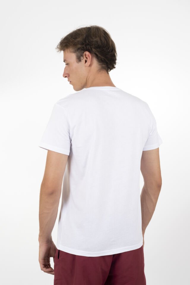 Utopeak Basic Unisex Penye T-Shirt - Beyaz