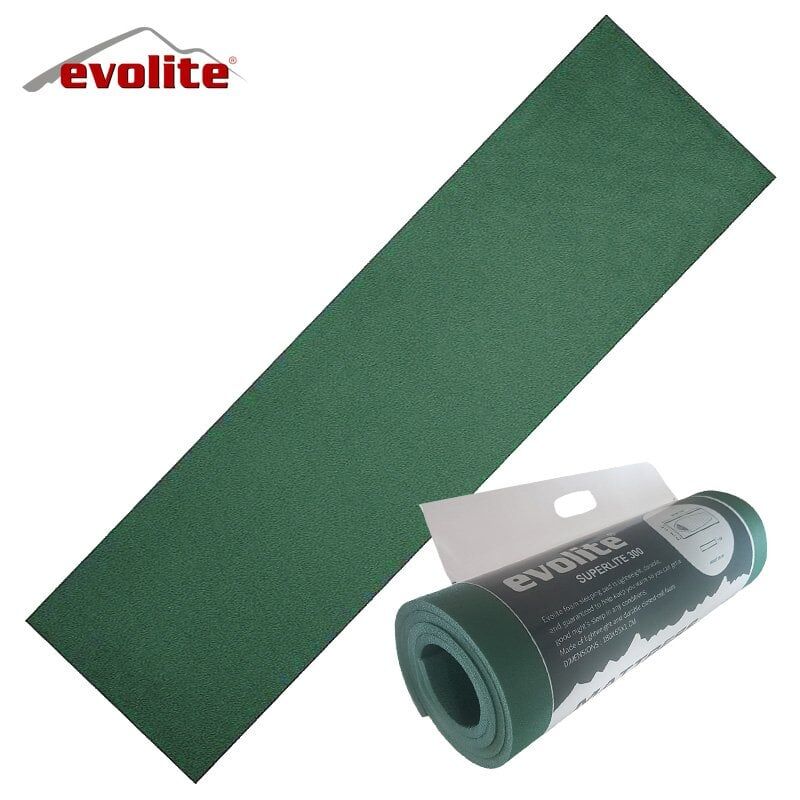 Evolite Superlite 300 Kamp Matı 10mm Yeşil Düz