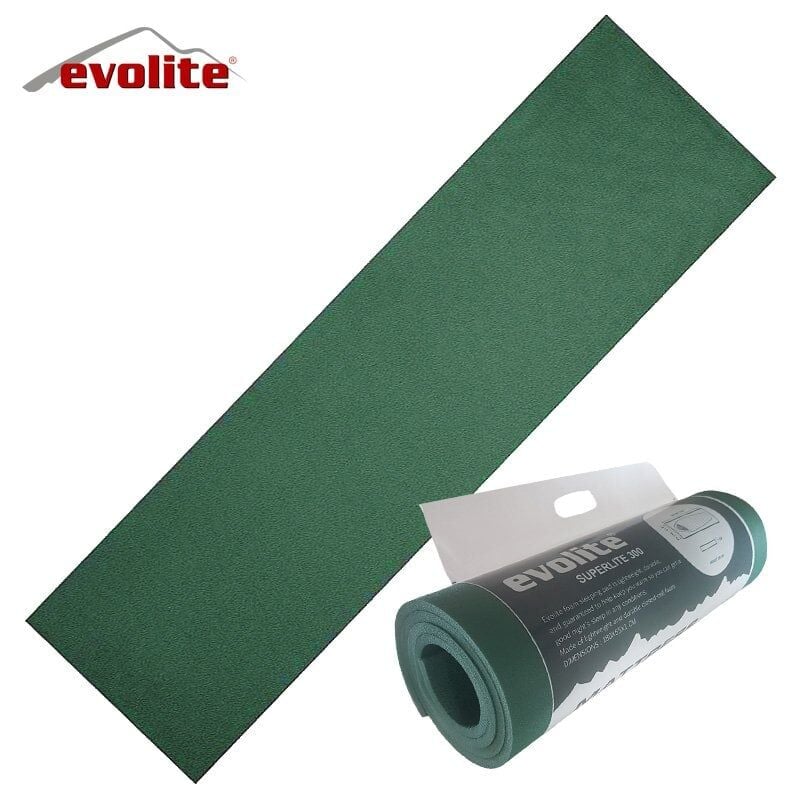 Evolite Superlite 300 Kamp Matı 10mm Yeşil Düz