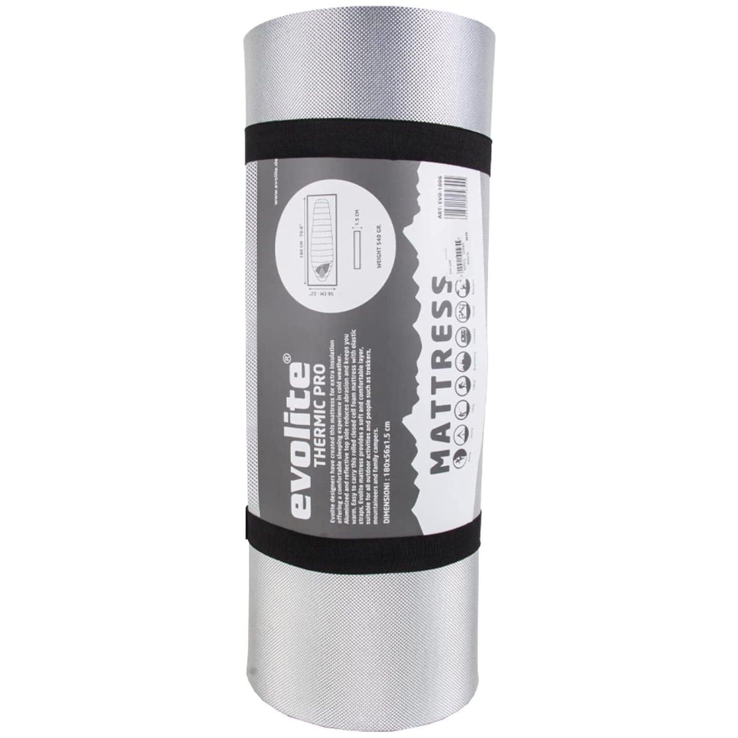 Evolite Thermic Pro 15mm Kamp Matı Mavi-Gri