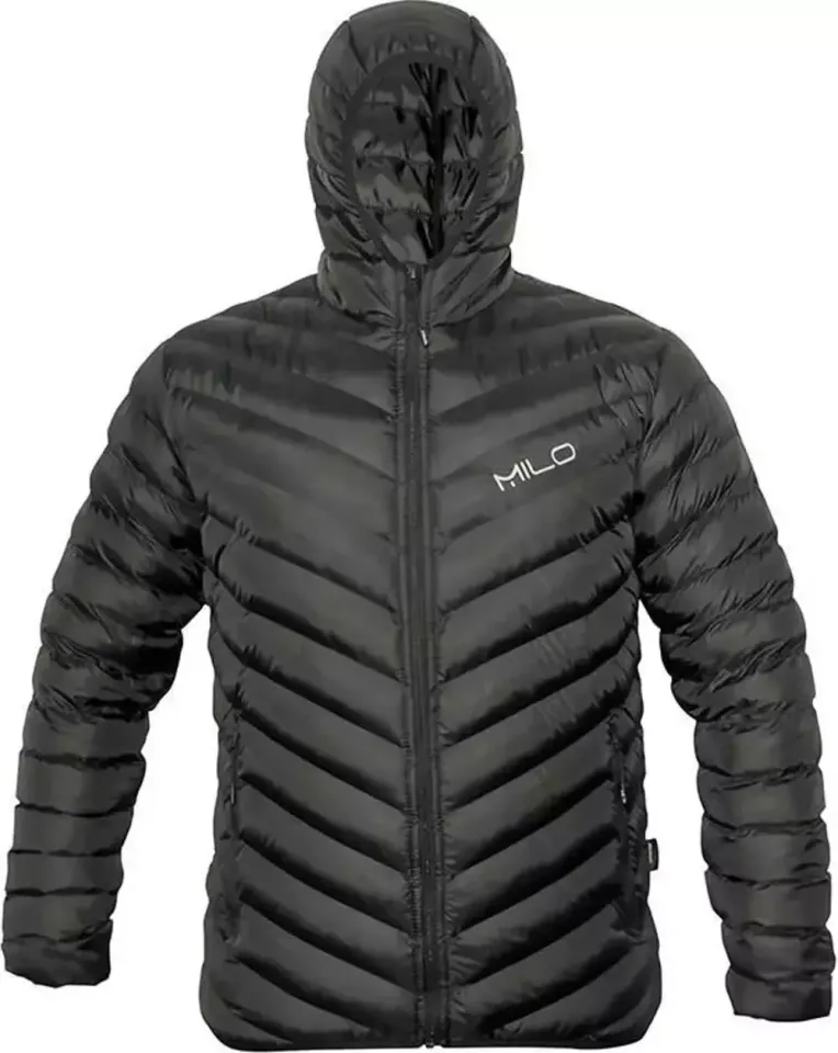Milo Kone Primaloft Dolgulu Kapüşonlu Ceket Siyah