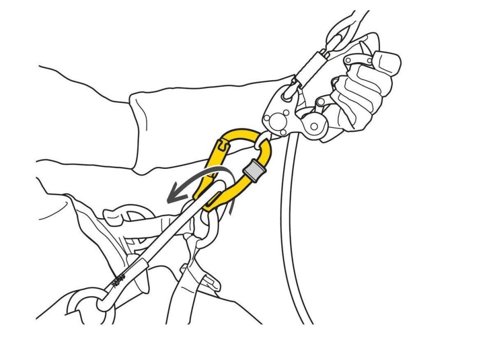 Petzl Rollclip Z Screw-Lock Makaralı Karabina