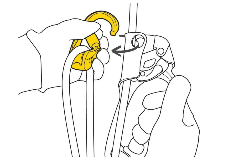 Petzl Rollclip Z Screw-Lock Makaralı Karabina