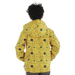 Utopeak Erkek Çocuk Su Geçirmez Ceket / Doğa-Sarı